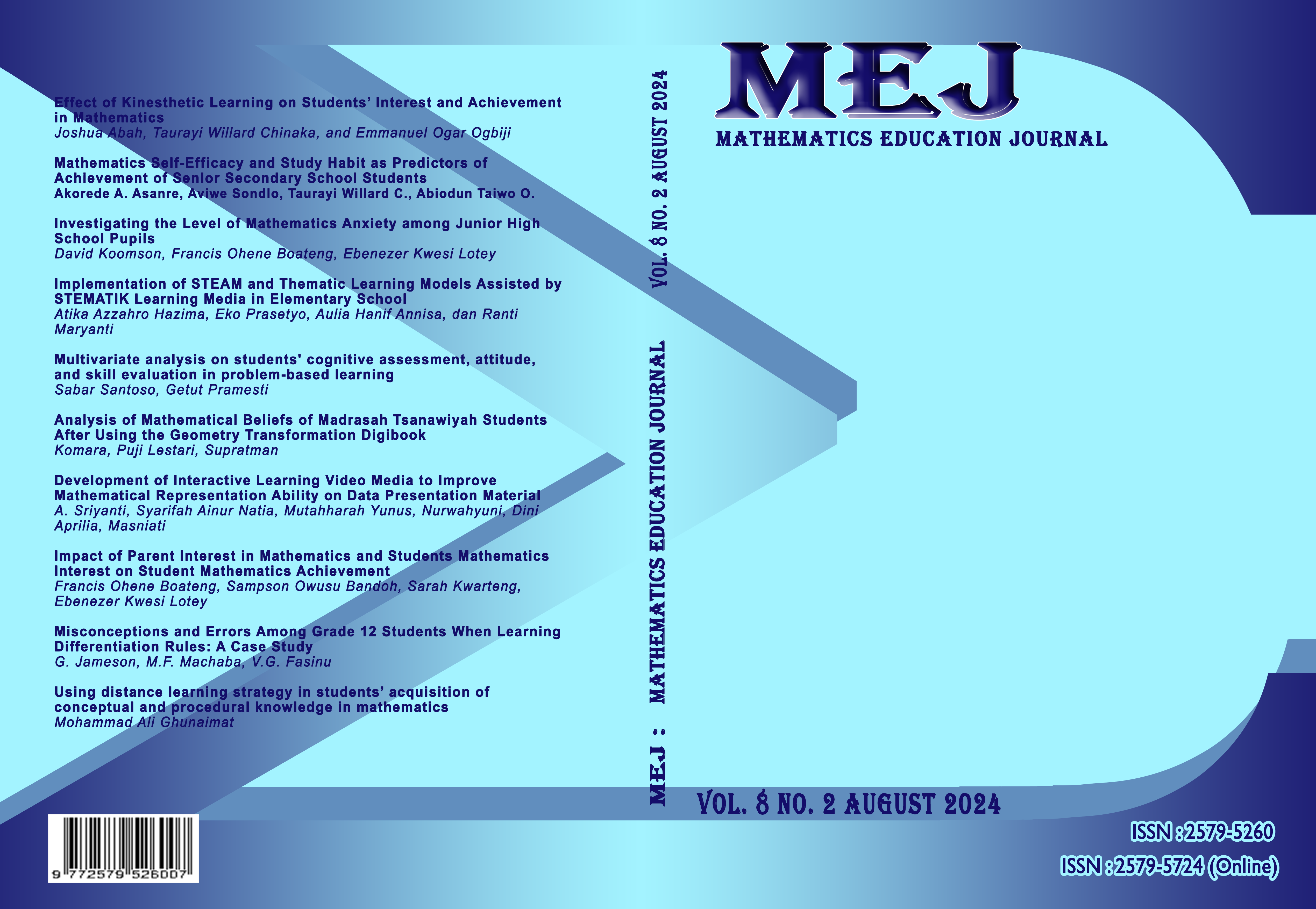 					View Vol. 8 No. 2 (2024): MEJ Vol 8 No.2
				